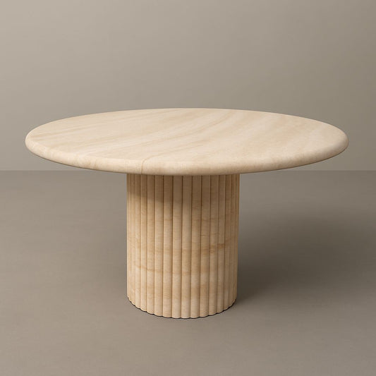 Italian Superwhite Round Dining Table