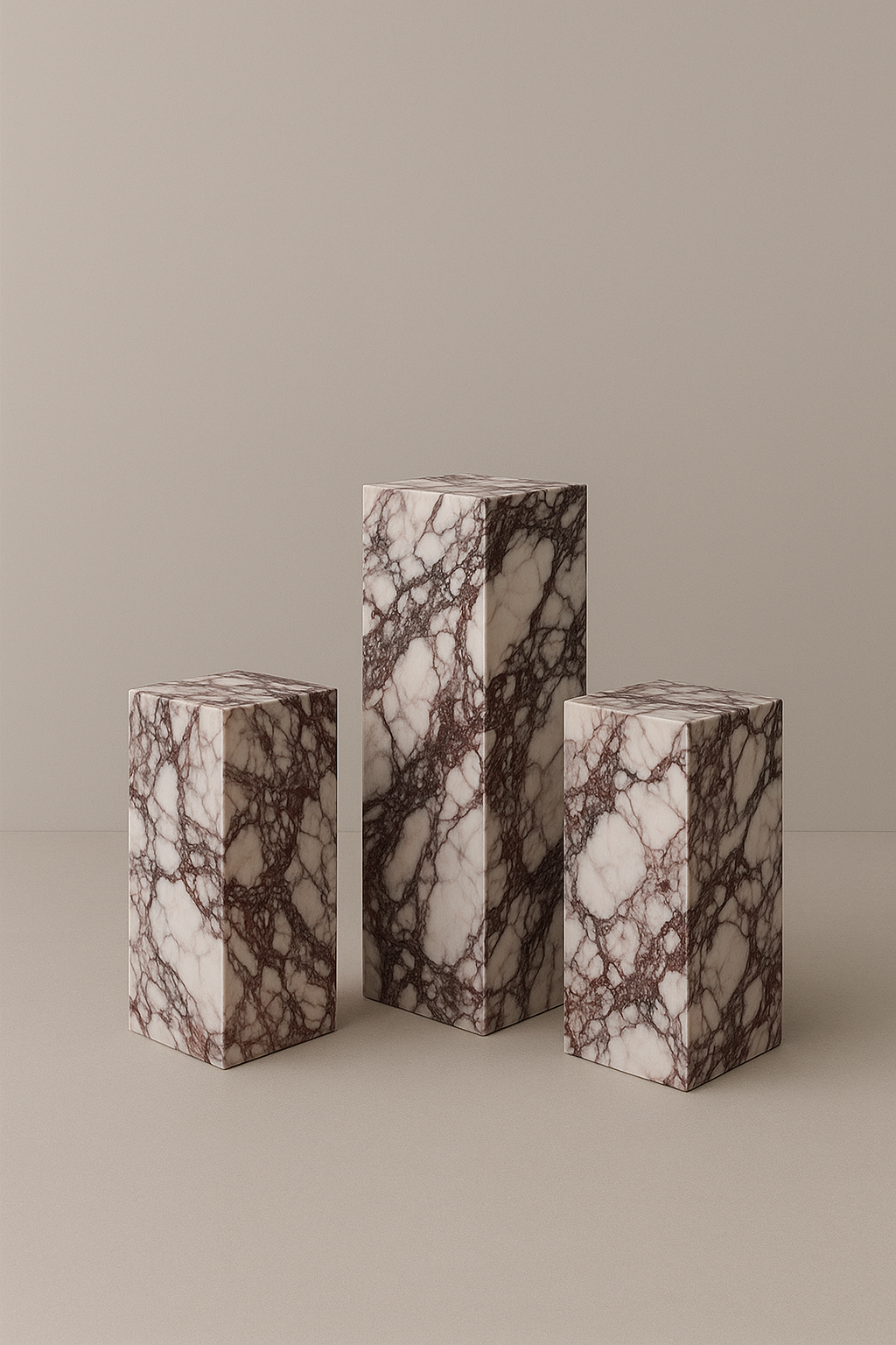 Travertine Side Tables